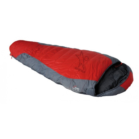 Saco de dormir de plumón Warmpeace Viking 900 195 cm rojo