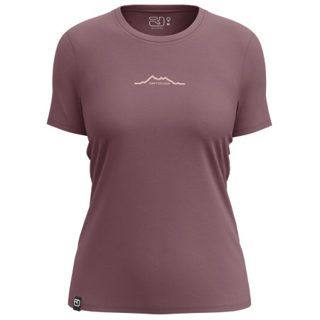Camiseta de mujer Ortovox 150 Cool Mountain T-Shirt violeta oscuro/rosa Chestnut