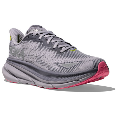 Zapatillas de carrera para mujer Hoka W Clifton 9 Gtx gris/rosa Grey Skies / Foggy Grey