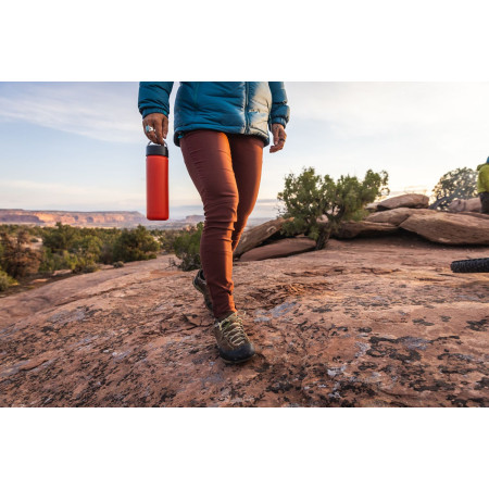 Botella de acero inoxidable Klean Kanteen Wide w/Wide Loop Cap - brushed stainless 800 ml