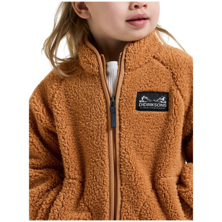Sudadera para niños Didriksons Gibbs Kids Fullzip 2 Almond Tree