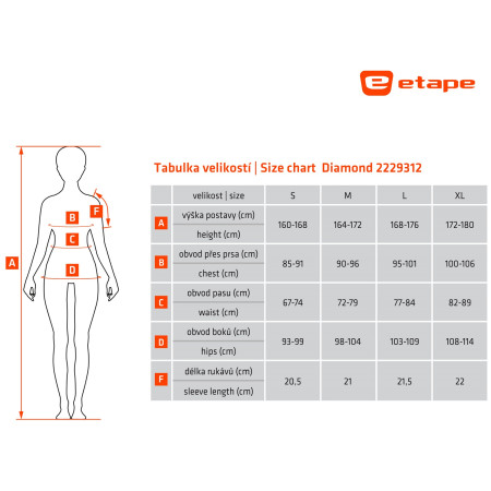 Maillot de ciclismo para mujer Etape Diamond