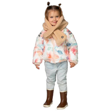 Chaqueta de invierno para niños DucKsday Reversible Jacket Bliss/Sherpa růžová/hnědá Pastel/Pink
