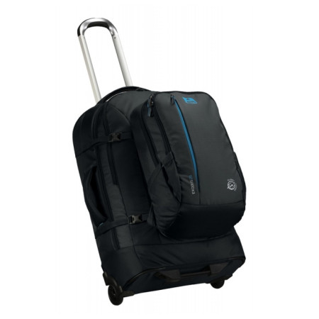 Maleta de viaje Vango Exodus 60+20 negro CarbideGray/VoltBlue
