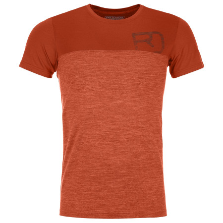 Camiseta funcional de hombre Ortovox 150 Cool Logo Ts M 2023 naranja DesertOrange