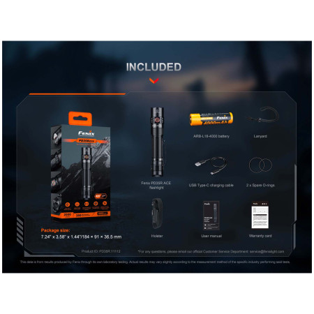 Linterna Fenix PD35R ACE