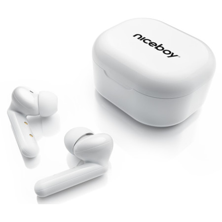 Auriculares Niceboy HIVE Pins blanco