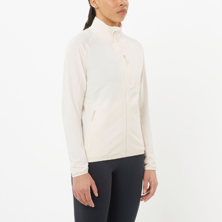 Sudadera de mujer Salomon Essential Lightwarm FZ W