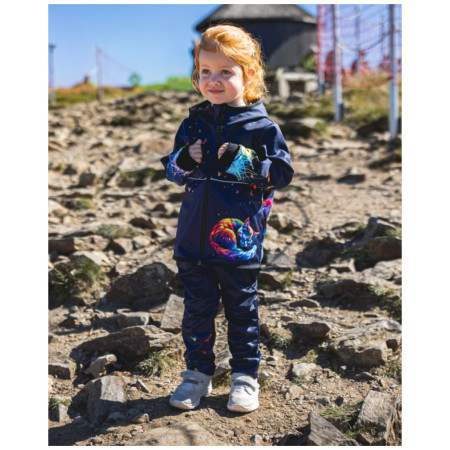 Pantalones softshell para niños WAMU Dark Purple
