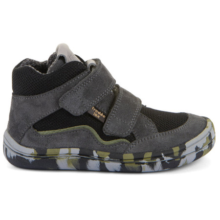 Zapatos barefoot para niños para todo el año Froddo Barefoot Tex Fun Autumn Grey/Black