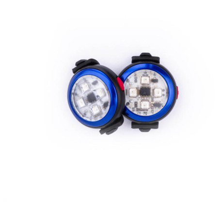 Luz para perro Curli Luumi Safety LED Lights rechargeable azul blue