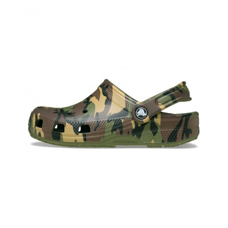 Zapatillas para niños Crocs Classic Camouflage Clog Army Green/Multi