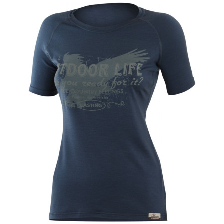 Camiseta funcional de mujer Lasting Life azul