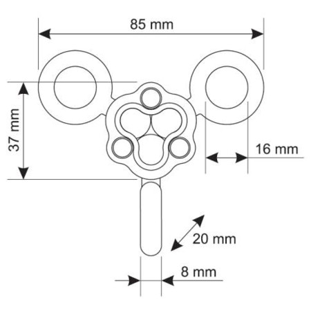 Eje giratorio de trabajo Camp Gyro