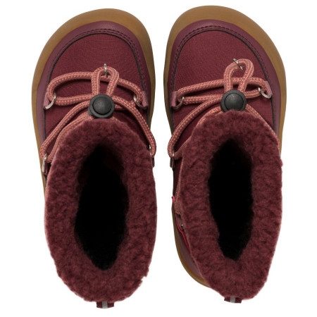 Botas de invierno para niños Viking Outdoor Footwear Birch Barefoot Warm WP Pull-on Wine