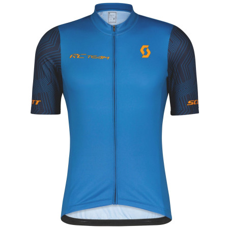 Maillot de ciclismo de hombre Scott M's RC Team 10 SS azul/naranja storm blue/copper orange