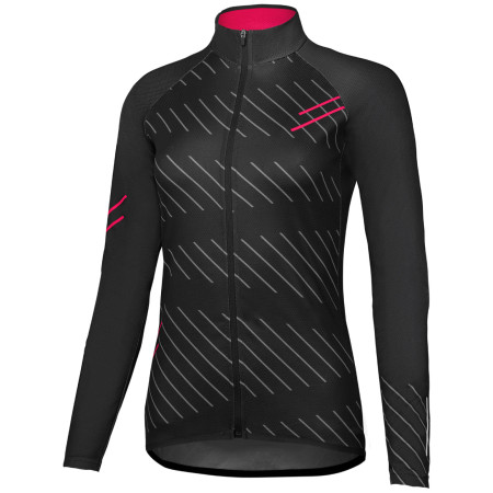 Maillot de ciclismo para mujer Etape Gaia 2.0 negro/rosa černá / růžová