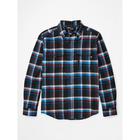 Camisa de hombre Marmot Tromso Midweight Flannel LS negro Black