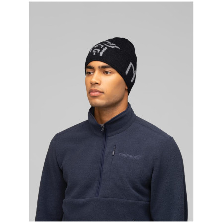 Gorro Norrona 29 mid merinoUll logo Beanie