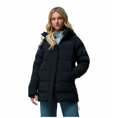 Chaqueta de invierno para mujer Columbia Amaze Puff™ Mid Hooded Jacket negro Black