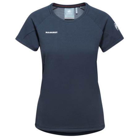 Camiseta de mujer Mammut Aegility T-Shirt Women azul/blanco marine melange-white