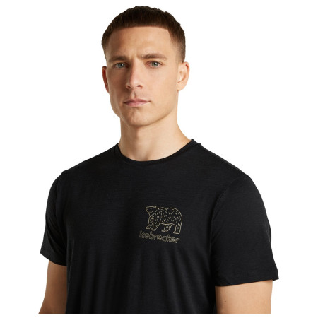 Camiseta funcional de hombre Icebreaker M 150 Tech Lite SS Tee Forest Footsc