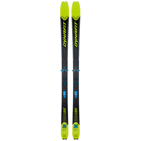 Esquís de travesía Dynafit Blacklight 74 Ski verde/negro lime yellow/carbon black