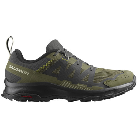 Calzado de senderismo para hombre Salomon Ardent Gore-Tex khaki/negro Peat / Olive Night / Moss Gray