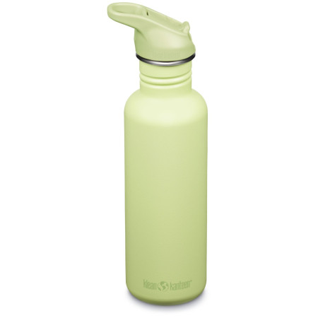 Botella de acero inoxidable Klean Kanteen Classic 800 ml (w/Flip Seal Sport Cap) verde claro shadow lime