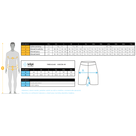 Pantalones cortos de ciclismo para hombre Kilpi Hixon M