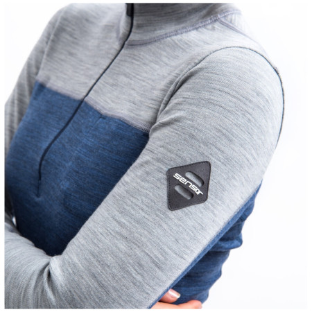Camiseta funcional de mujer Sensor Merino Bold manga larga cremallera
