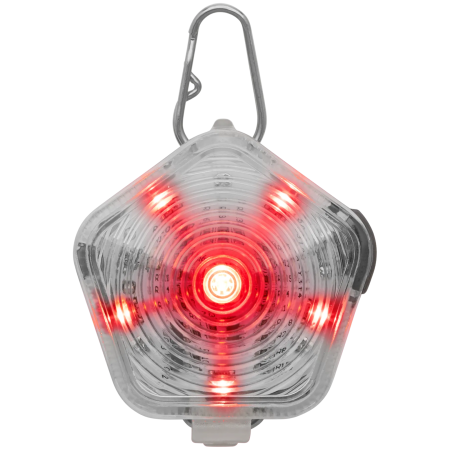 Luz para perro Ruffwear The Beacon™ Safety Light blanco Clear Lake