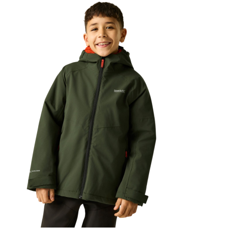 Chaqueta de invierno para niños Regatta Hillain Warm Lined Dark Khaki