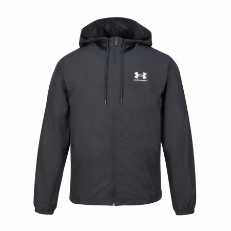 Chaqueta de hombre Under Armour Rival Wvn Windbreaker negro Black/Black/White