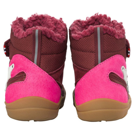Botas de invierno para niños Viking Outdoor Footwear Alv Barefoot Paw Warm WP 2V Burgundy