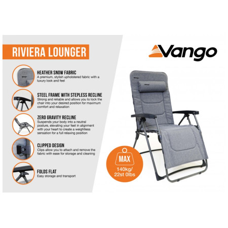 Silla Vango Riviera Lounger