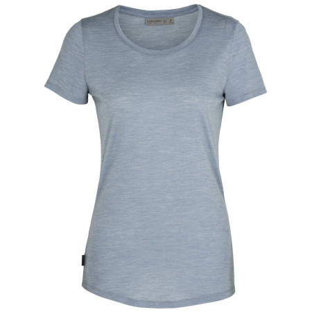 Camiseta de mujer Icebreaker W Sphere SS Low Crewe gris GravelHeather