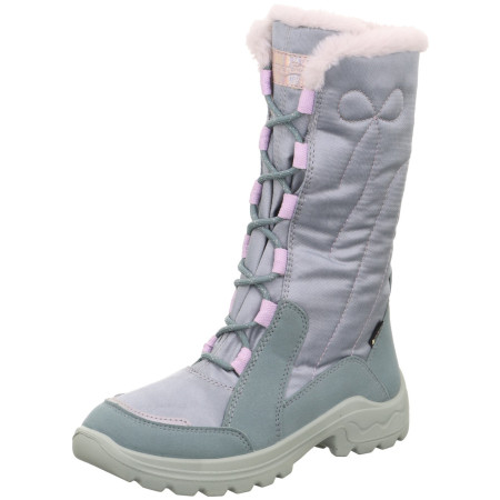 Botas de invierno para niños Superfit Aurora GTX Hellgrün/Lila