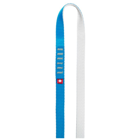 Nudo Ocún O-SLING ECO-PES 16 mm 120 cm blanco/azul Blue