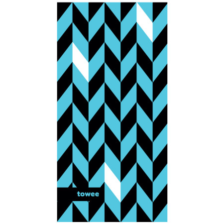 Toalla Towee Dynamic 50x100 cm azul/negro Blue