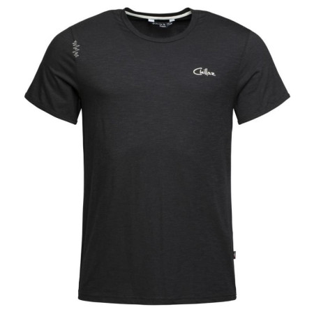 Camiseta de hombre Chillaz Chillaz Mountain logo negro black