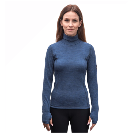 Camiseta funcional de mujer Sensor Merino Bold Roll Neck dl.rukáv