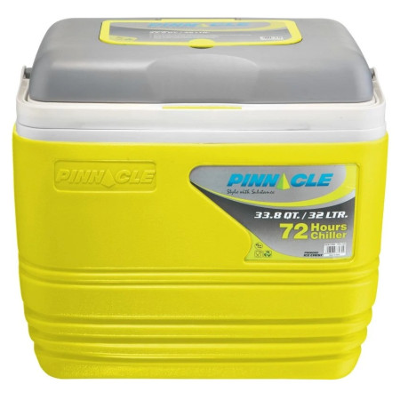 Caja de refrigeración Pinnacle Primero 32L gris/amarillo Lime