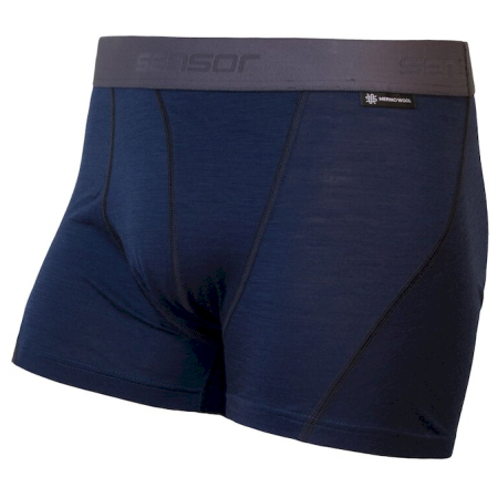 Calzoncillos de hombre Sensor Merino Active azul oscuro Deep Blue