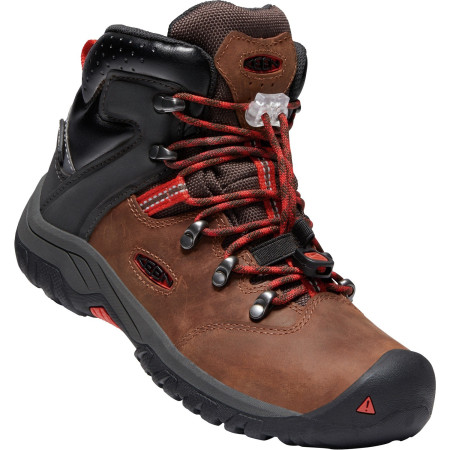 Calzado para niños Keen Torino II MID WP Y marrón TortoiseShell/FireyRed