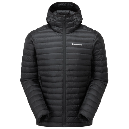 Chaqueta de invierno para hombre Montane Anti Freeze Lite Hoodie negro BLACK