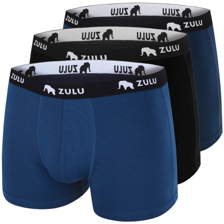 Calzoncillos bóxer para hombre Zulu Bambus 210 4in 3-pack