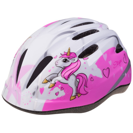 Casco para niños Etape Rebel rosa/blanco White/Pink