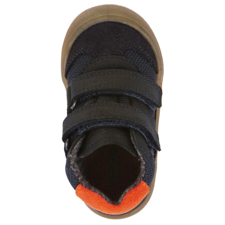 Zapatos barefoot para niños para todo el año Froddo Ollie Lumi Tex Dark Blue