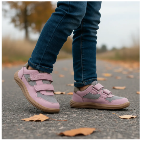 Zapatos barefoot para niños para todo el año Bugga Safi Pink
